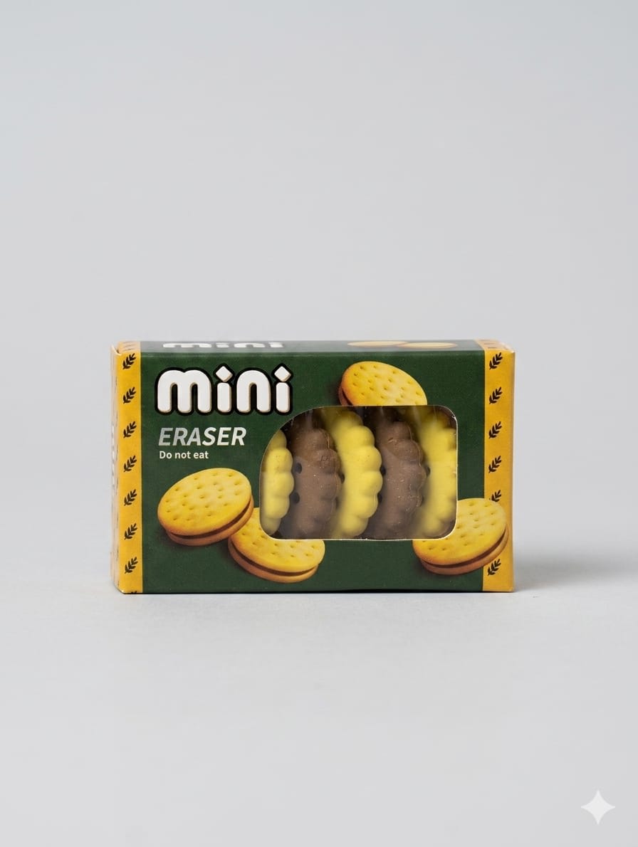 Mini Biscuit Erasers