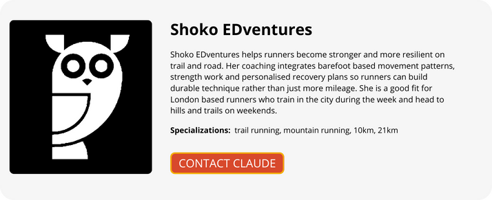 Online running coach Shoko