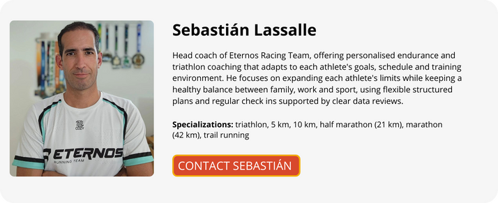Online running coach Sebastián Lassalle