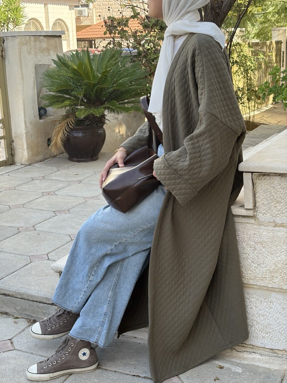 Olive Cozy Abaya