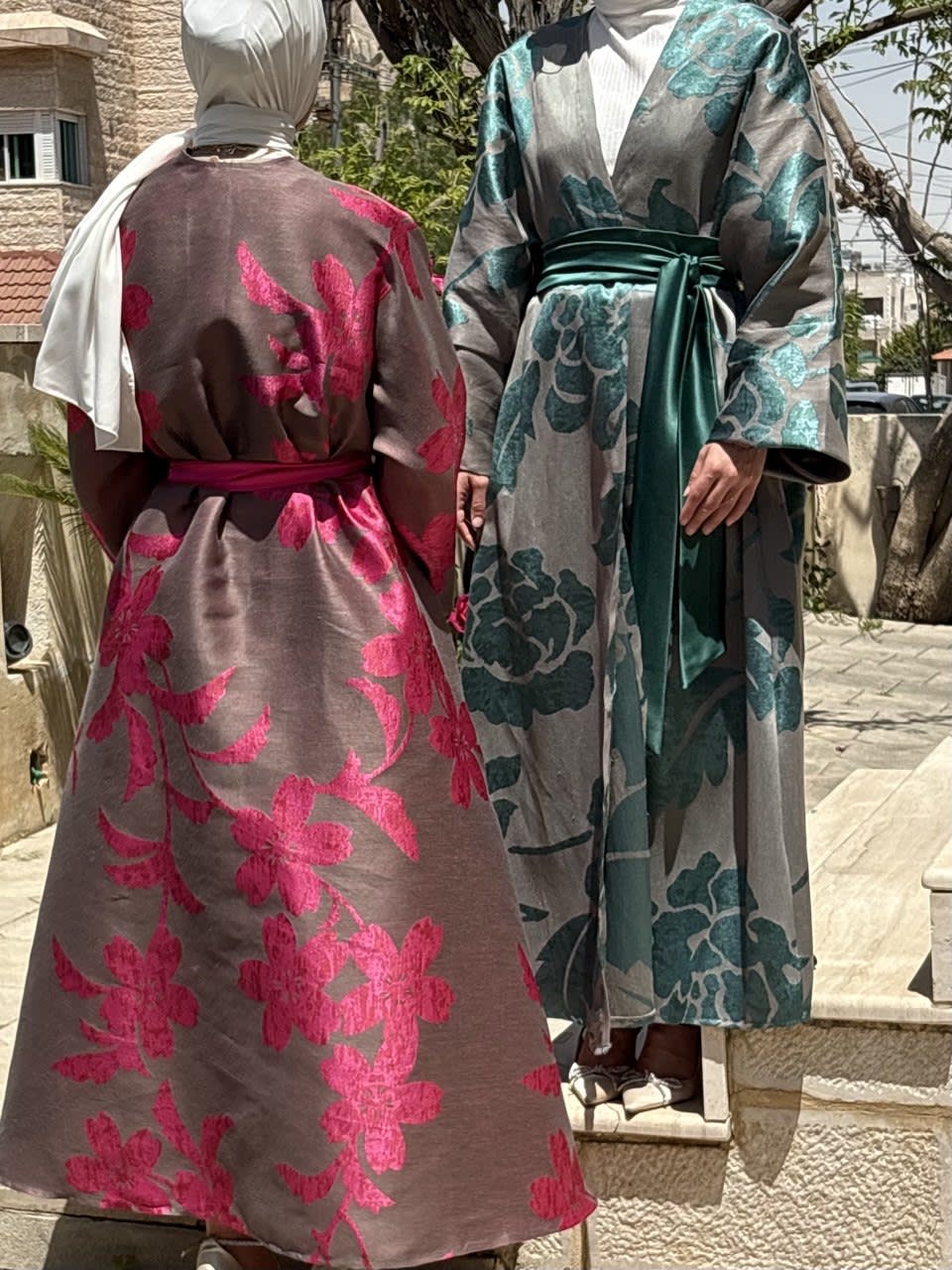 Silk Floral Dress