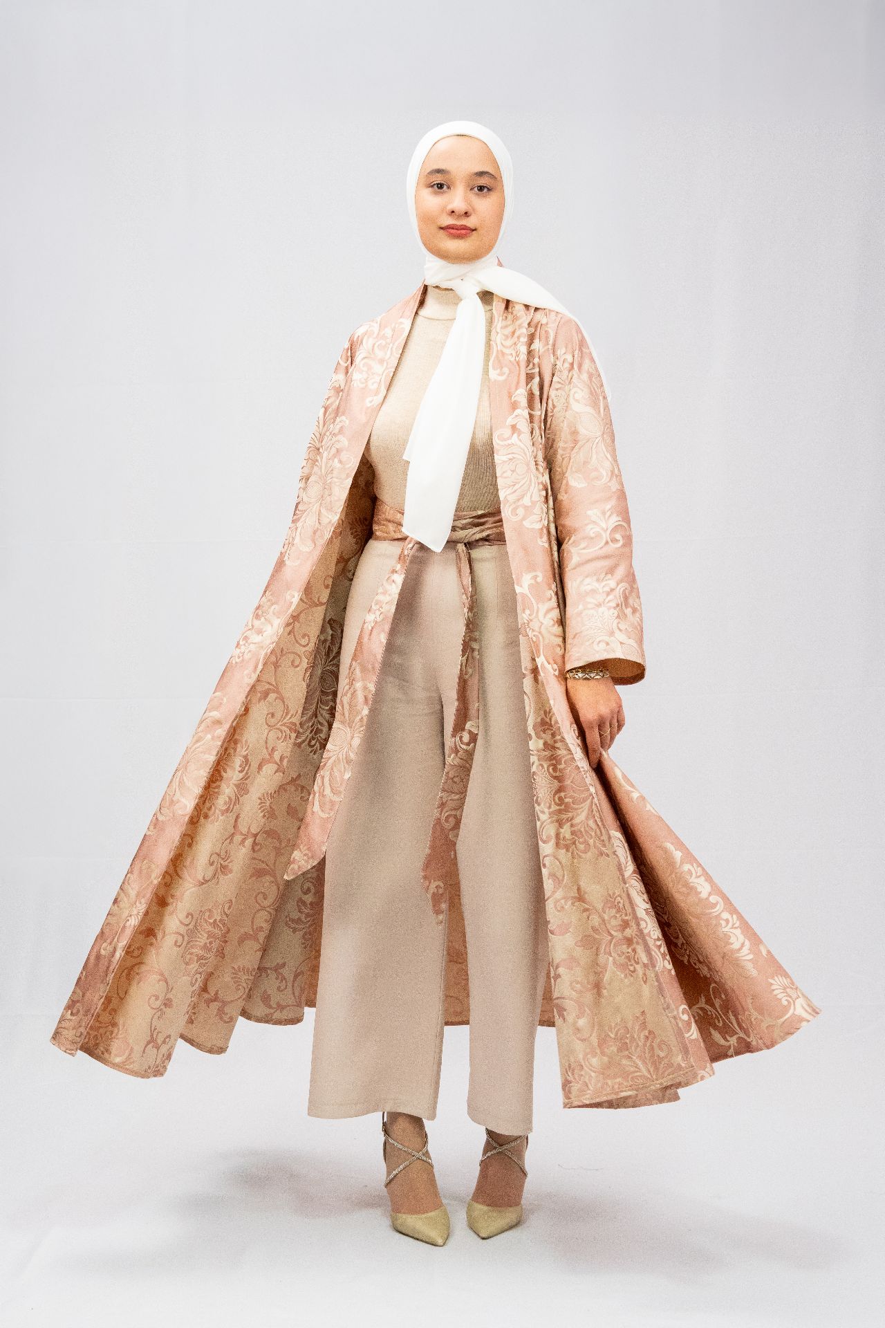 Blush Royale Cloché Abaya