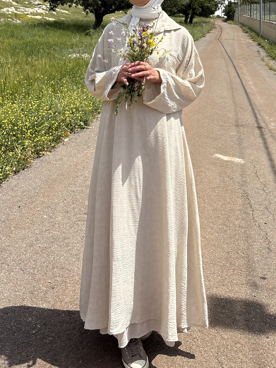 Spring Linen Abaya