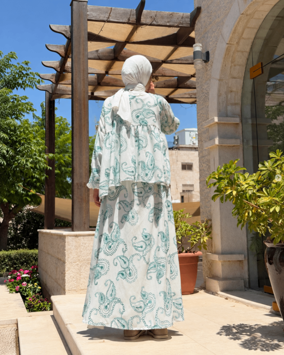 Summer sky abaya