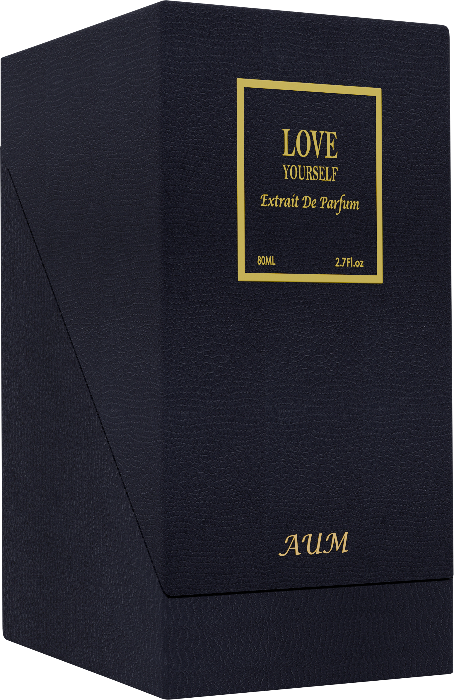 love-yourself-perfume-box-aum-extrait-de-parfum-80ml-elegant-black-gold-luxury-packaging-premium-niche-fragrance-gift.png