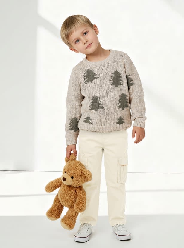 Boys Christmas Tree Sweater