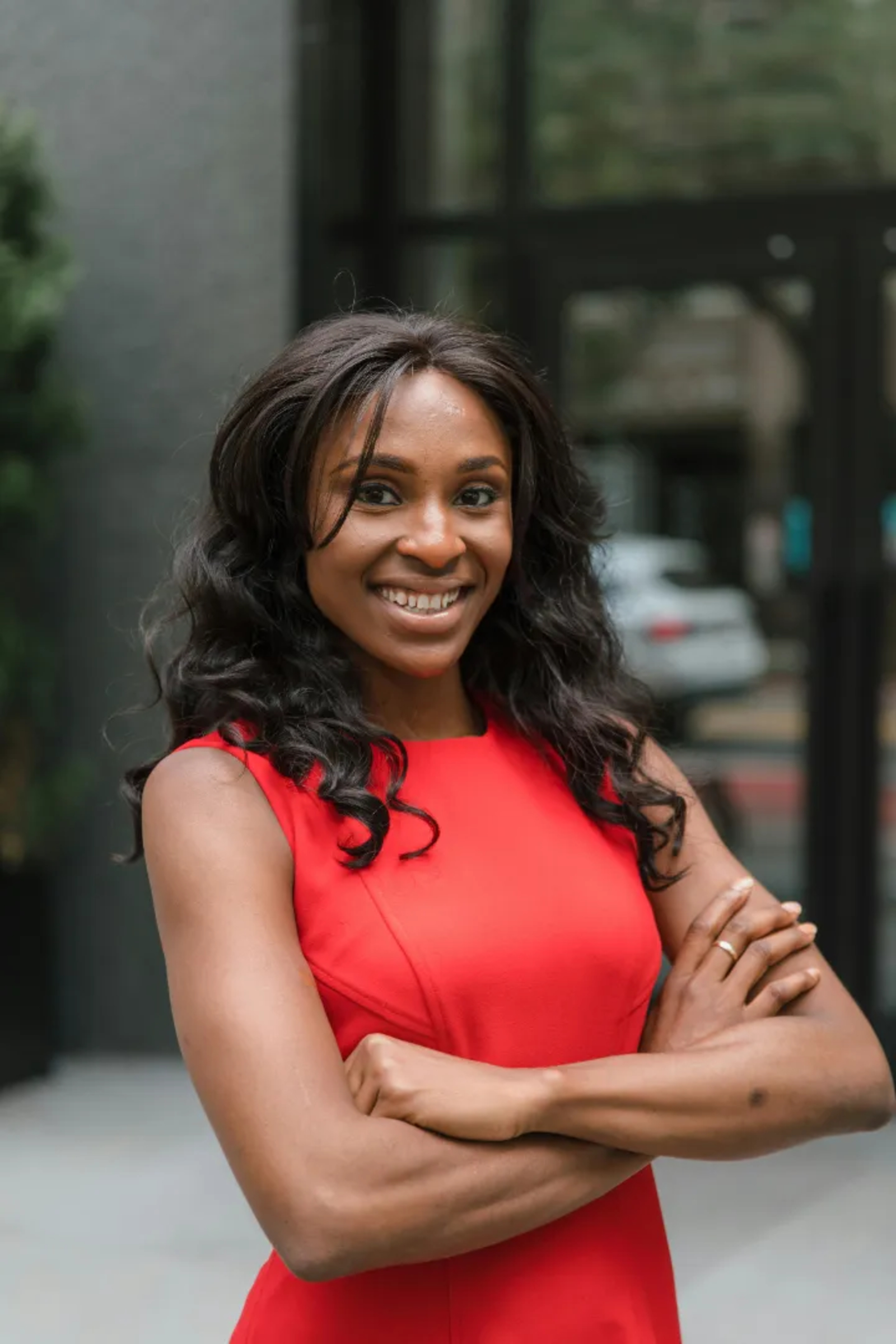 Professional woman smiling