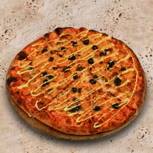 Pizza Tavuklu Ballı Hardallı Orta Boy