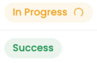 Import status monitoring