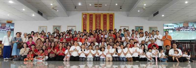 大年初六興毅忠信泰國道親「道一聖道院」（萬緣佛堂）新春團拜