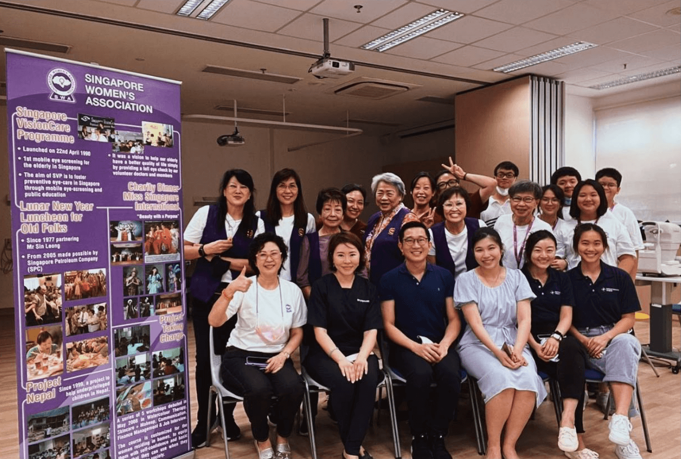 Eye screening exercise at Kwong Wai Shiu Hospital 