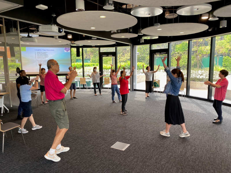 Laughter Yoga in National Library Board