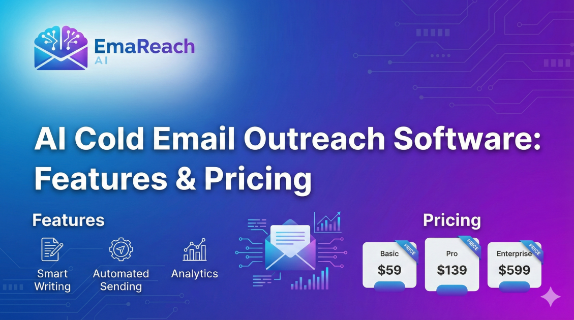 AI Cold Email Outreach Software: Features & Pricing