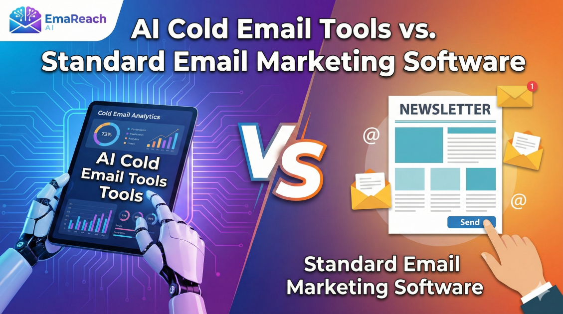 AI Cold Email Tools vs Standard Email Marketing Software