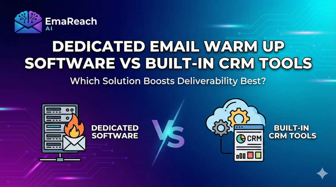 Dedicated Email Warm Up Software vs Built-in CRM Tools