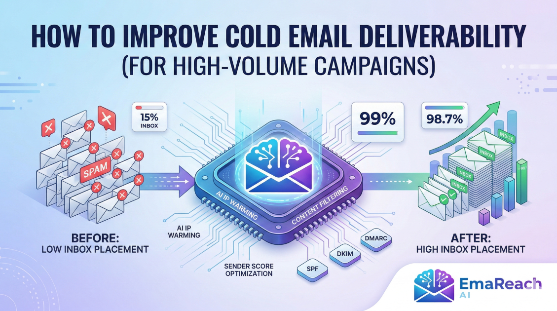 How to Improve Cold Email Deliverability for High-Volume Campaigns