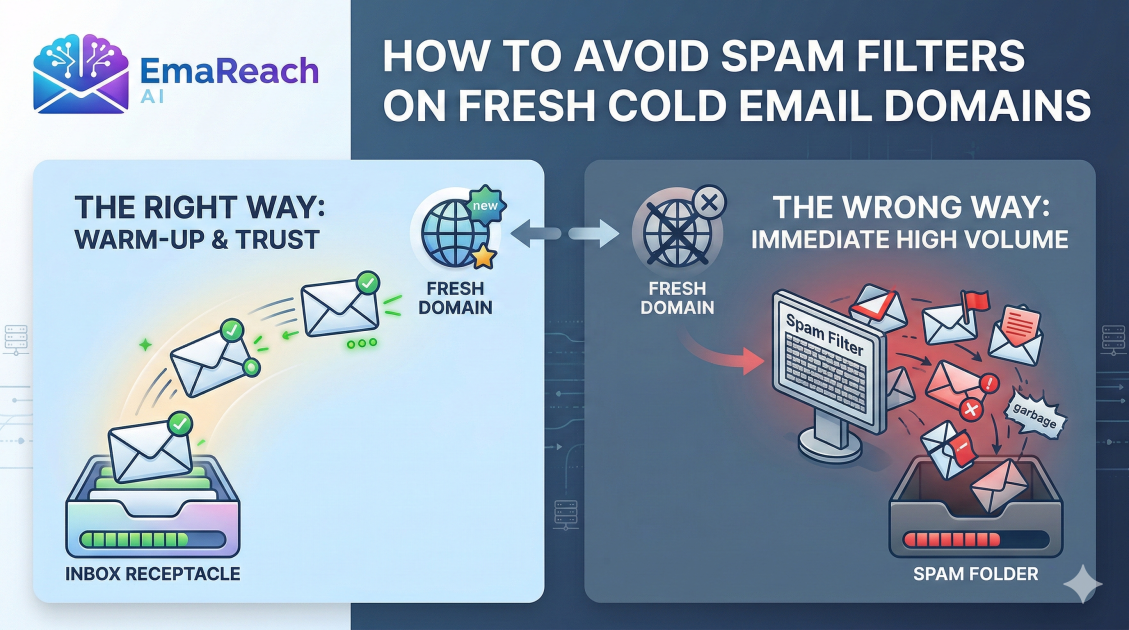 How to Avoid Spam Filters on Fresh Cold Email Domains
