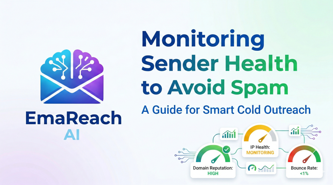 Monitoring Sender Health to Avoid Spam in Cold Outreach