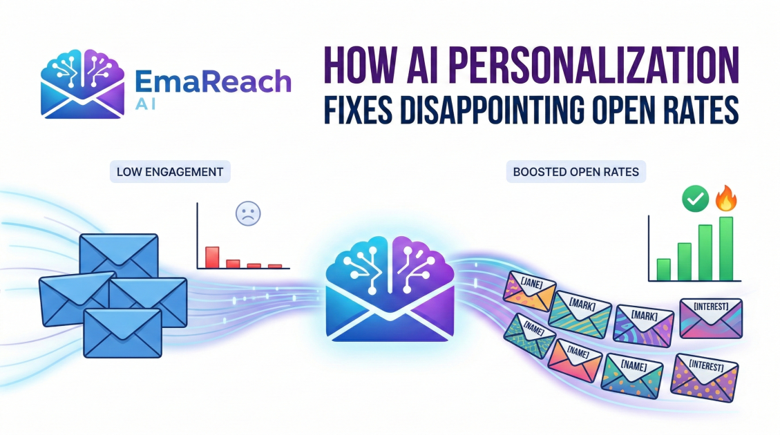 How AI Personalization Fixes Disappointing Open Rates