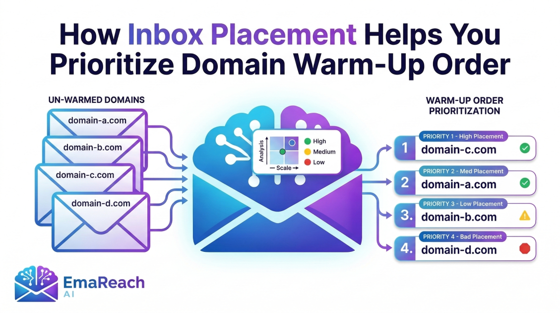 How Inbox Placement Helps You Prioritize Domain Warm-Up Order
