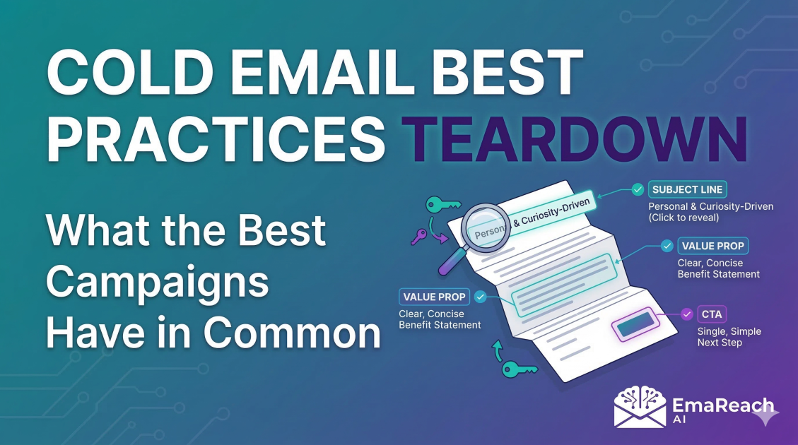 Cold Email Best Practices Teardown: What the Best Campaigns Have in Common