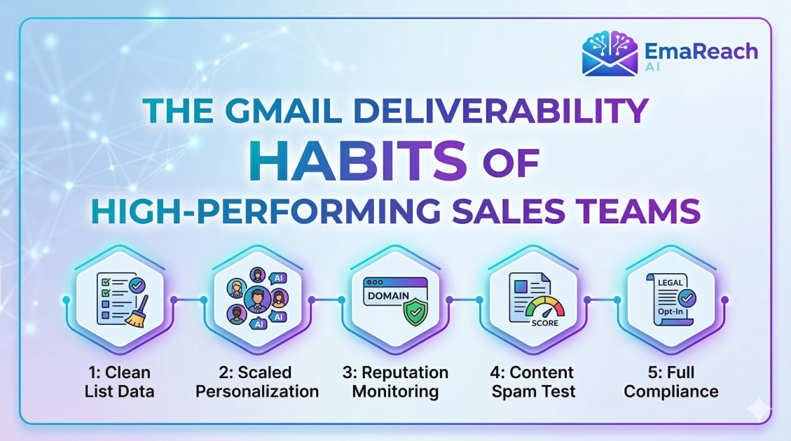 The Gmail Deliverability Habits of High-Performing Sales Teams