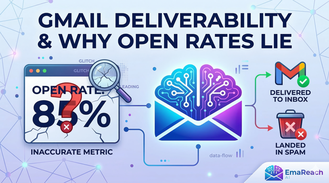Gmail Deliverability and Why Your Open Rates Are Lying to You