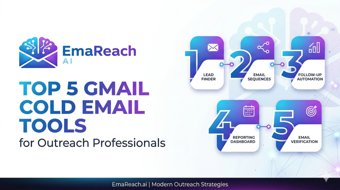 Top 5 Gmail Cold Email Tools for Outreach Professionals