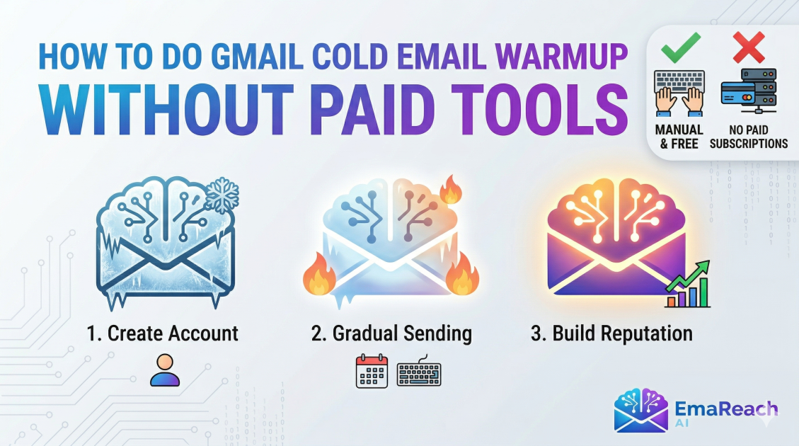 How to Do Gmail Cold Email Warmup Without Paid Tools