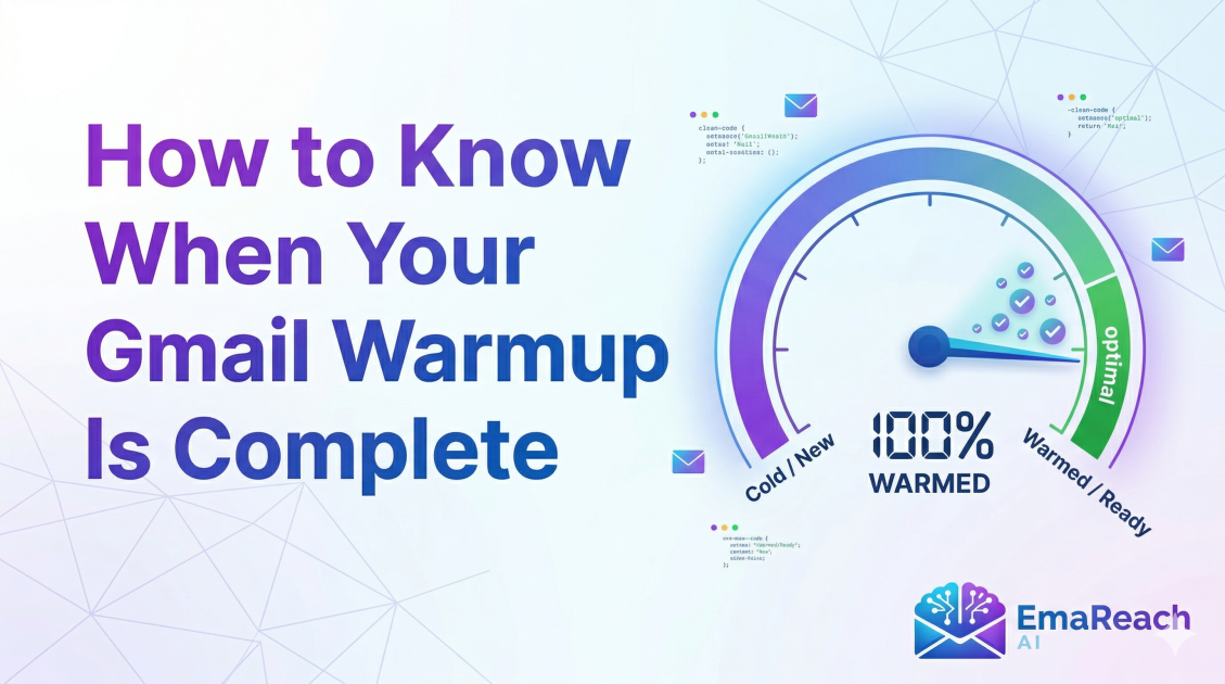 How to Know When Your Gmail Warmup Is Complete