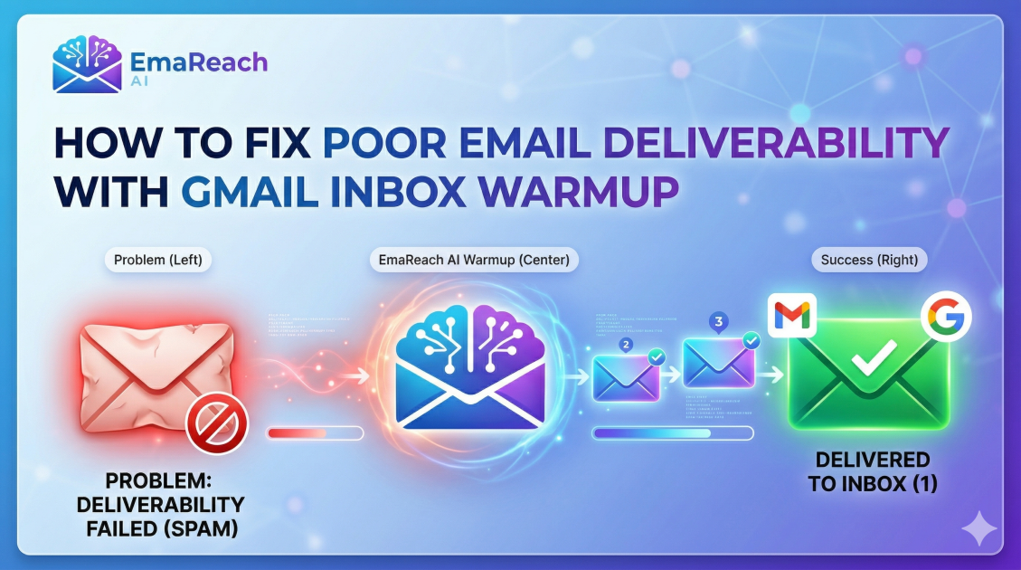 How to Fix Poor Email Deliverability with Gmail Inbox Warmup