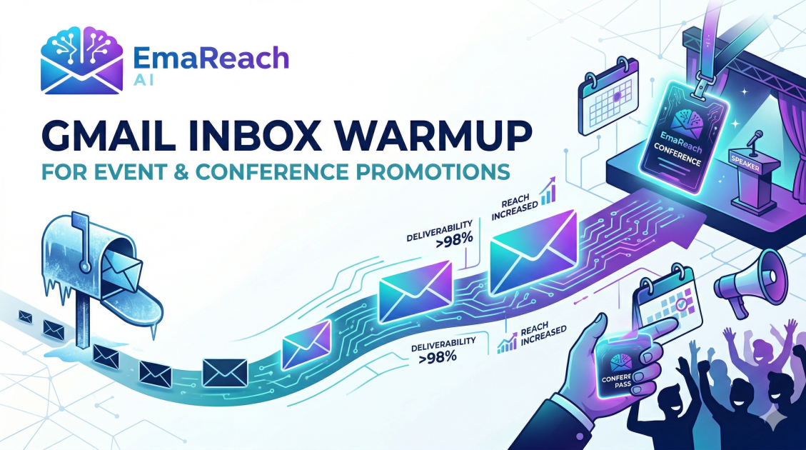 Gmail Inbox Warmup for Event and Conference Promotions