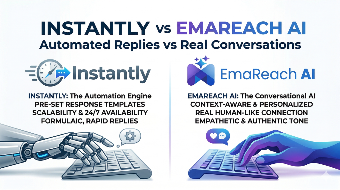 Instantly vs Emareach: Automated Replies vs Real Conversations