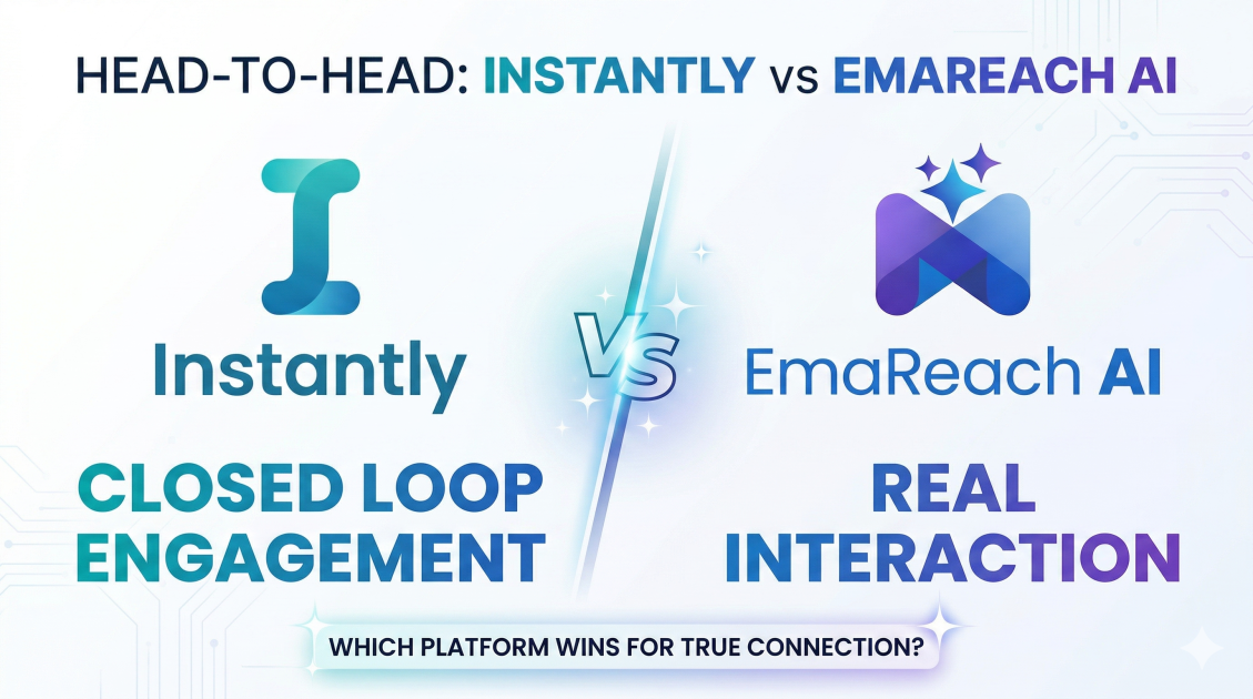Instantly vs Emareach: Closed Loop Engagement vs Real Interaction