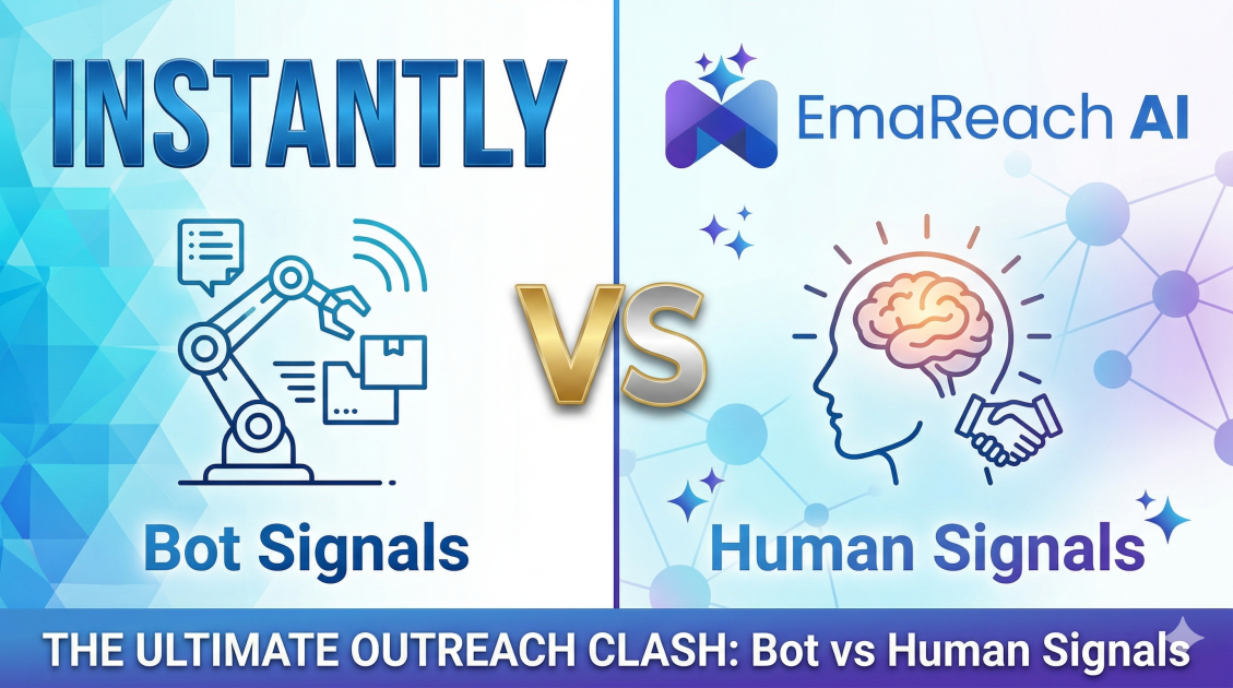 Instantly vs Emareach: Bot Signals vs Human Signals