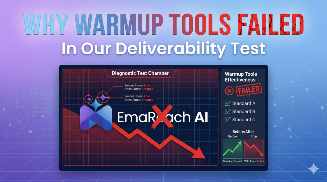 Why Warmup Tools Failed in Our Deliverability Test