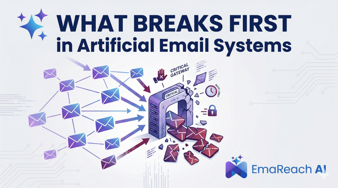 What Breaks First in Artificial Email Systems