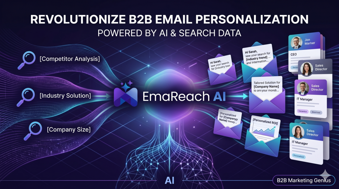 B2B Email Personalization Using AI and Search Data