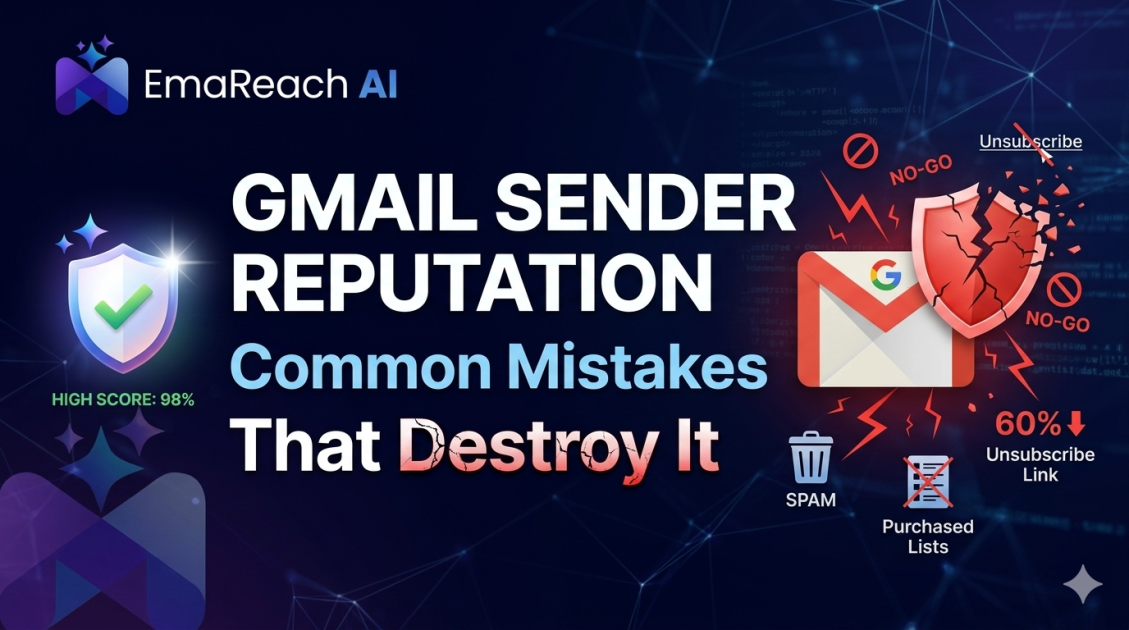 Gmail Sender Reputation: Common Mistakes That Destroy It