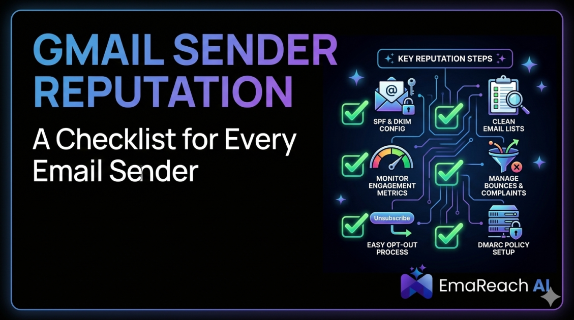 Gmail Sender Reputation: A Checklist for Every Email Sender