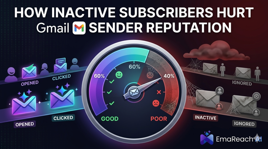 How Inactive Subscribers Hurt Your Gmail Sender Reputation