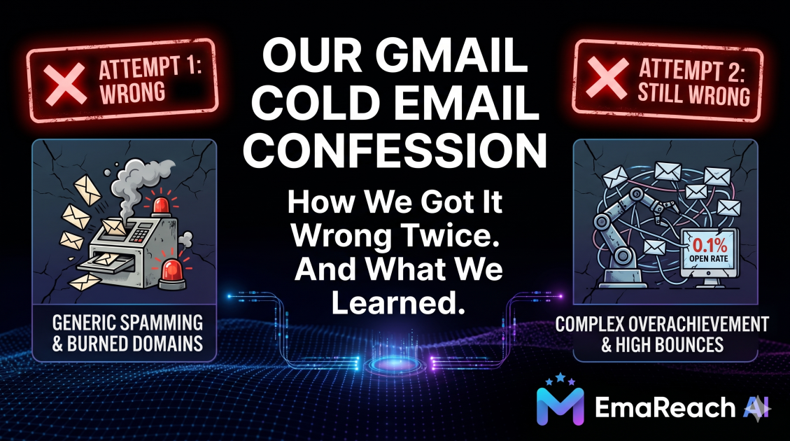 The Gmail Cold Email Tool Confession from a Team That Got It Wrong Twice