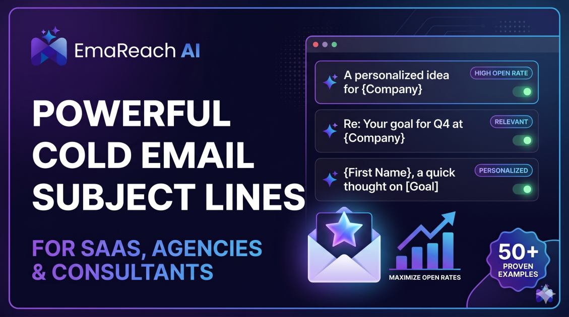 Cold Email Subject Lines for SaaS, Agencies, and Consultants