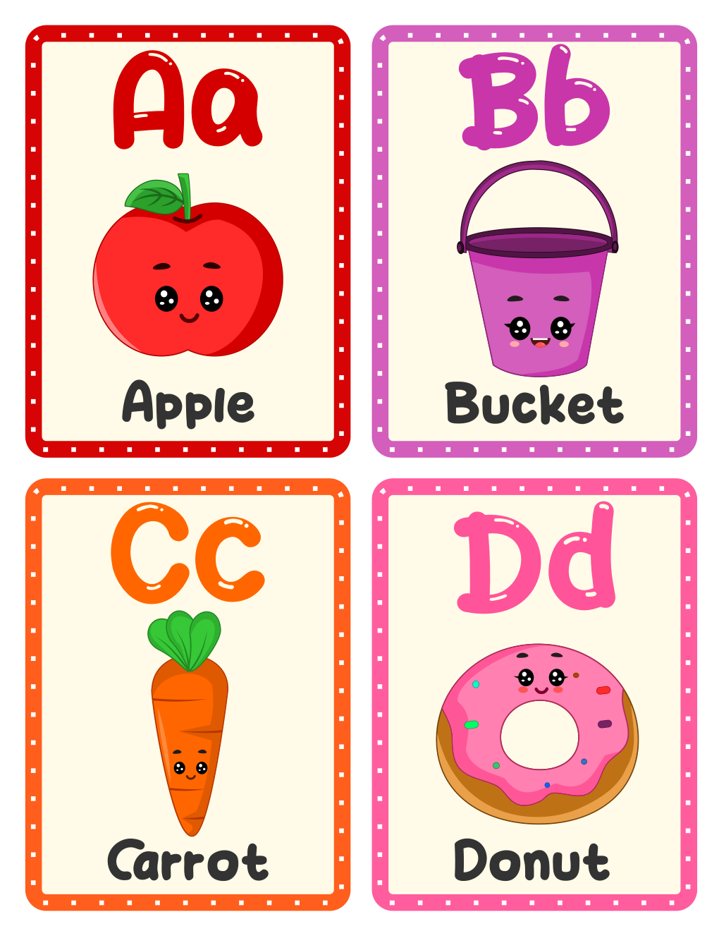 Alphabet Flashcards For Kids