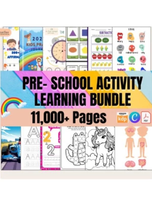 Pre School Activity Learning Bundle
