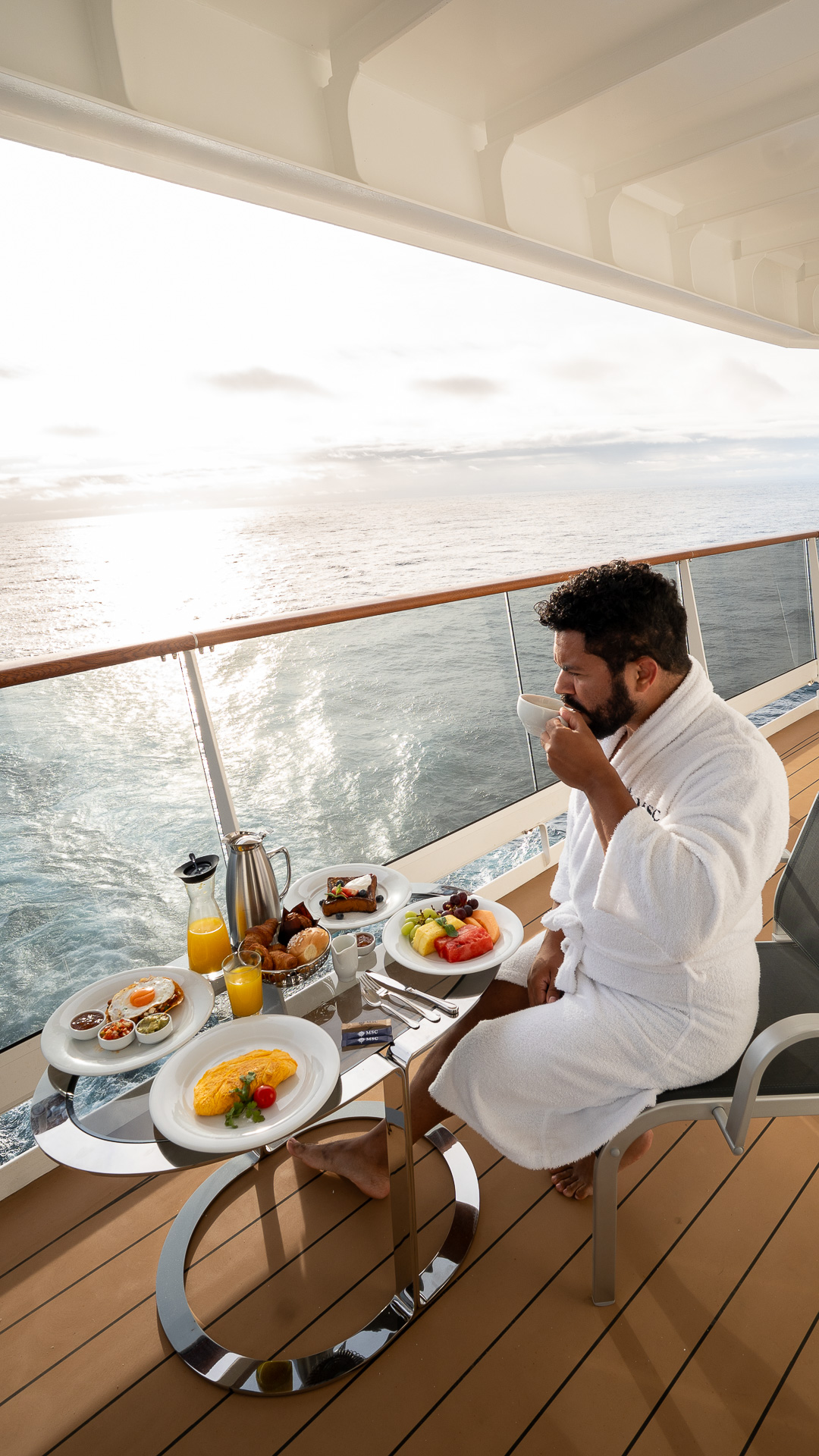 Breakfast on Balcony