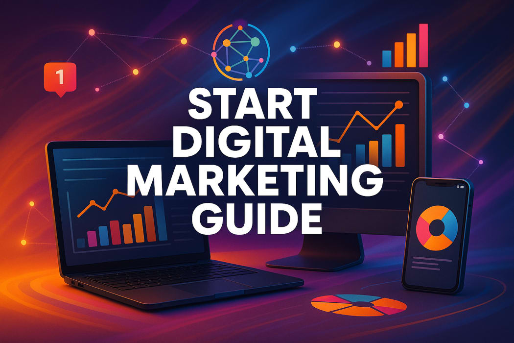 How to Start Digital Marketing: Complete Beginner's Guide (Free Tools & Templates)