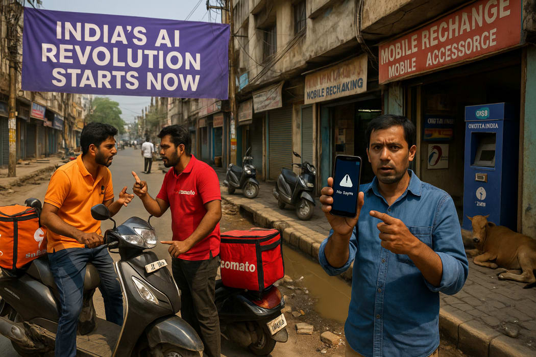 India Wants to Rule AI But Can’t Even Fix Its Internet