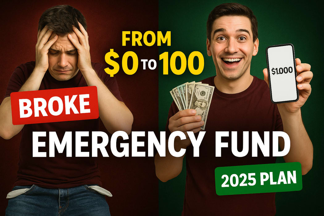 Emergency Fund: Complete Guide to Building $1,000 When Broke (2025)