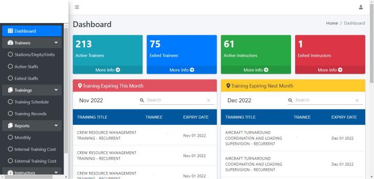 Training Management System